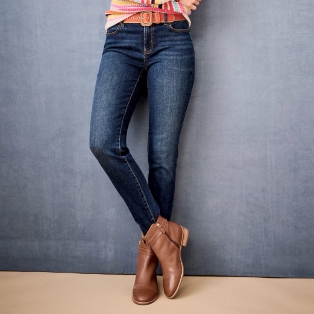 Talbots Flawless Slim Ankle Denim Jeans Size 4P